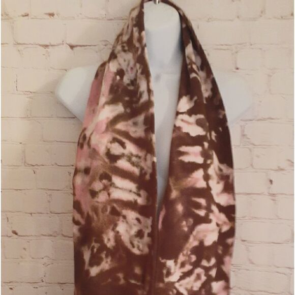 NWOT Undeebandz Tie-dye Studded 86"x10" long Scarf - Picture 1 of 4